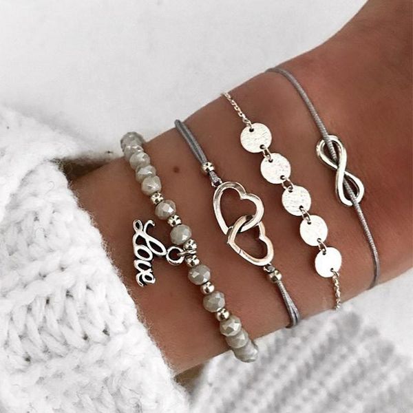 beaded, strands miss jq 4 pcs/set fashion minimalist bracelets set for women girl woven beaded sequin bracelet & bangles charm female jewelr, Black
beaded, strands miss jq 4 pcs/set fashion minimalist bracelets set for women girl woven beaded sequin bracelet & bangles charm female jewelr, Black