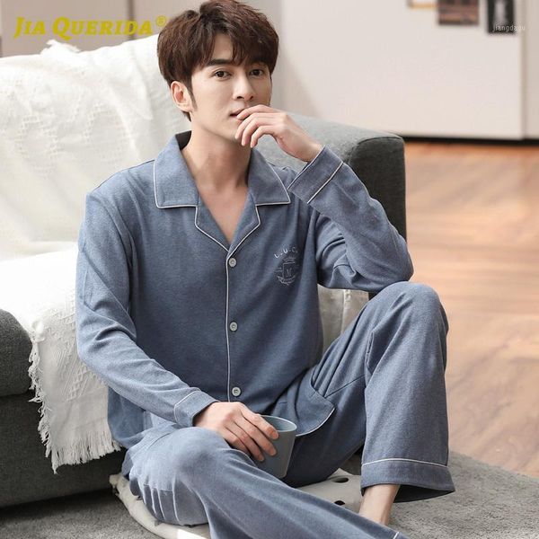 pajamas set solid turn down collar homesuit homeclothes fashion casual style man clothes long sleeve pants 100% cotton men's sleepwear, Black;brown
pajamas set solid turn down collar homesuit homeclothes fashion casual style man clothes long sleeve pants 100% cotton men's sleepwear, Black;brown