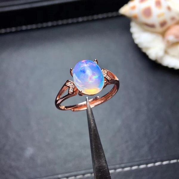 cluster rings the wedding gift fashion real natural opal ring 925 sterling silver classical, Golden;silver
cluster rings the wedding gift fashion real natural opal ring 925 sterling silver classical, Golden;silver