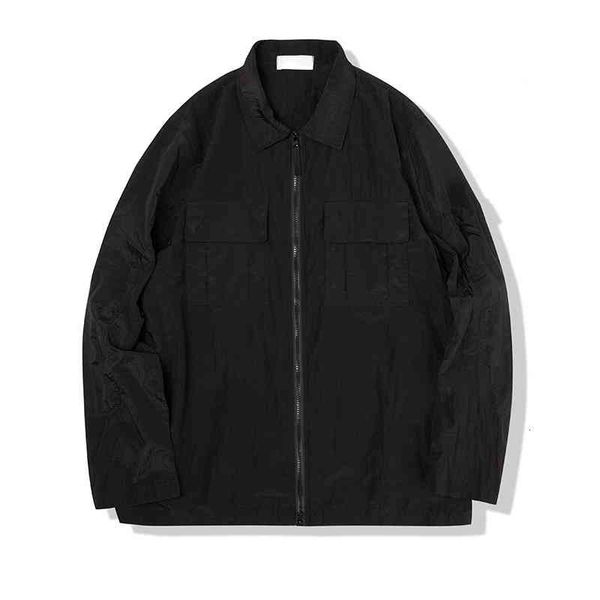 Men's Jackets brand Metal nylon Summer light and thin couple style coat Leisure outdoor long sleeve tooling Outerwear GNOD, Black;brown
Men's Jackets brand Metal nylon Summer light and thin couple style coat Leisure outdoor long sleeve tooling Outerwear GNOD, Black;brown