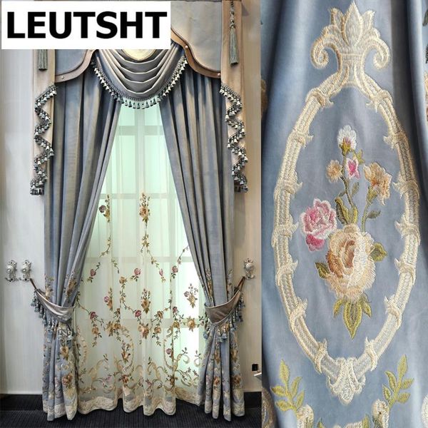 curtain & drapes european luxury light blue velvet embroidered curtains for villa living room upscale el bedroom window decoration
curtain & drapes european luxury light blue velvet embroidered curtains for villa living room upscale el bedroom window decoration