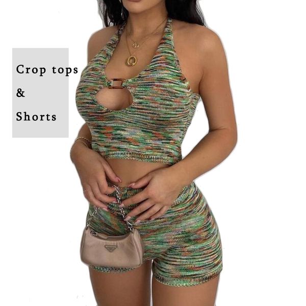 women's jumpsuits & rompers women summer sweater shorts suits hanging neck sleeveless knitted crop + pant two pieces tight clothing se, Black;white
women's jumpsuits & rompers women summer sweater shorts suits hanging neck sleeveless knitted crop + pant two pieces tight clothing se, Black;white