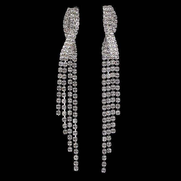 dangle & chandelier elegant crystal rhinestone wedding earrings for brides silver plated bridal jewelry long drop
dangle & chandelier elegant crystal rhinestone wedding earrings for brides silver plated bridal jewelry long drop