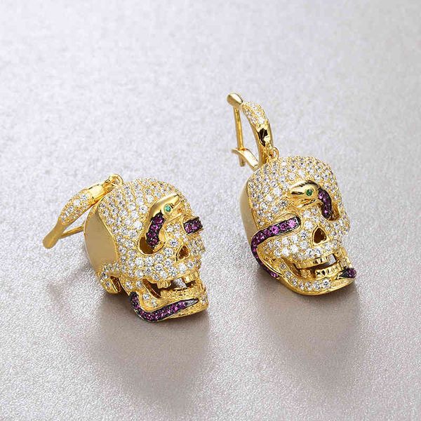 snake fashion brand eye skull earrings made by high end manufacturer, Golden;silver
snake fashion brand eye skull earrings made by high end manufacturer, Golden;silver