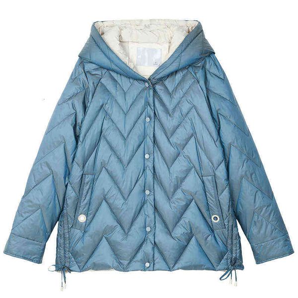 mother's autumn and winter hooded lightweight down et women's loose thickened 2021 leisure fashion white duck, Black
mother's autumn and winter hooded lightweight down et women's loose thickened 2021 leisure fashion white duck, Black