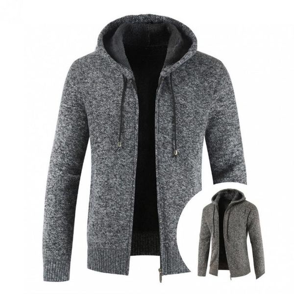 men's sweaters knitted cardigan simple hooded drawstring men jacket ribbed cuffs antiing sweater coat, White;black
men's sweaters knitted cardigan simple hooded drawstring men jacket ribbed cuffs antiing sweater coat, White;black