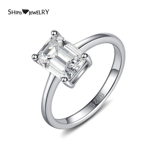 cluster rings shipei 925 sterling silver emerald cut created moissanite gemstone wedding engagement fine jewelry white gold wholesale, Golden;silver
cluster rings shipei 925 sterling silver emerald cut created moissanite gemstone wedding engagement fine jewelry white gold wholesale, Golden;silver