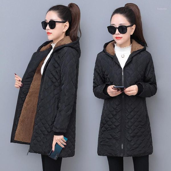women's down & parkas warm cotton hoodies women coats 2021 fashion slim casual basic jackets female long coat woman clothes outerwears, Black
women's down & parkas warm cotton hoodies women coats 2021 fashion slim casual basic jackets female long coat woman clothes outerwears, Black