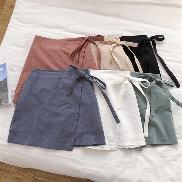 irregular drawstring solid mini women skirt high waist a line casual waistband slit for, Black
irregular drawstring solid mini women skirt high waist a line casual waistband slit for, Black