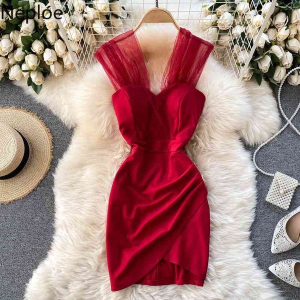 neploe bodycon dress women patchwork gauze vestidos mujer lady backless v-neck slim mini dresses summer pleated robe 95512 210422, Black;gray
neploe bodycon dress women patchwork gauze vestidos mujer lady backless v-neck slim mini dresses summer pleated robe 95512 210422, Black;gray
