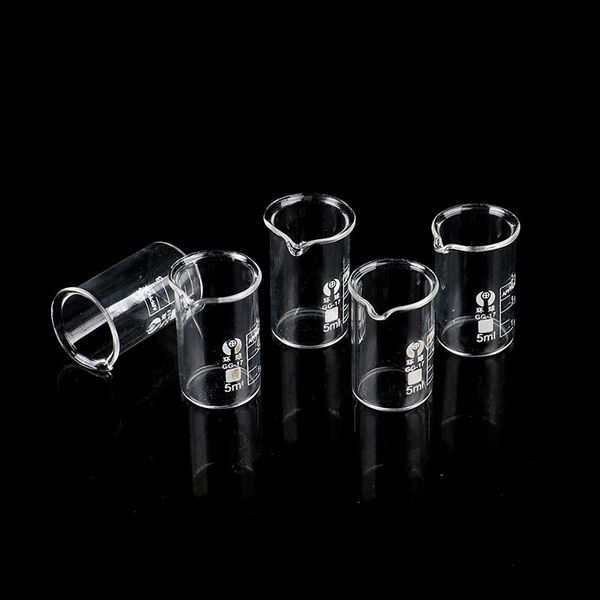 lab supplies 5pcs capacity 5ml low form beaker chemistry laboratory borosilicate glass transparent flask thickened with spout
lab supplies 5pcs capacity 5ml low form beaker chemistry laboratory borosilicate glass transparent flask thickened with spout