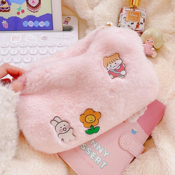 storage bags simple plush cosmetic bag cute large capacity girl soft pink packaging pochette masque home eb50sn
storage bags simple plush cosmetic bag cute large capacity girl soft pink packaging pochette masque home eb50sn