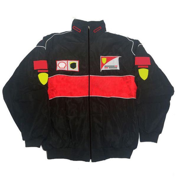 

locomotive Clothes F1 Fashion New Product Casual Racing Suit Sweater for Mula One Jacket Warmth and Windproof, Black