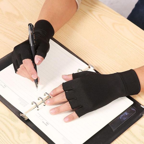 cycling gloves indoor sports care rehabilitation training arthritis solid outdoor pressure half finger # w5, Black
cycling gloves indoor sports care rehabilitation training arthritis solid outdoor pressure half finger # w5, Black