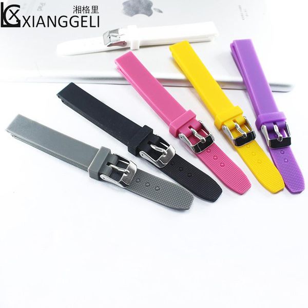watch bands silicone strap 14mm pin accessories suitable for women and children multi-color band, Black;brown
watch bands silicone strap 14mm pin accessories suitable for women and children multi-color band, Black;brown