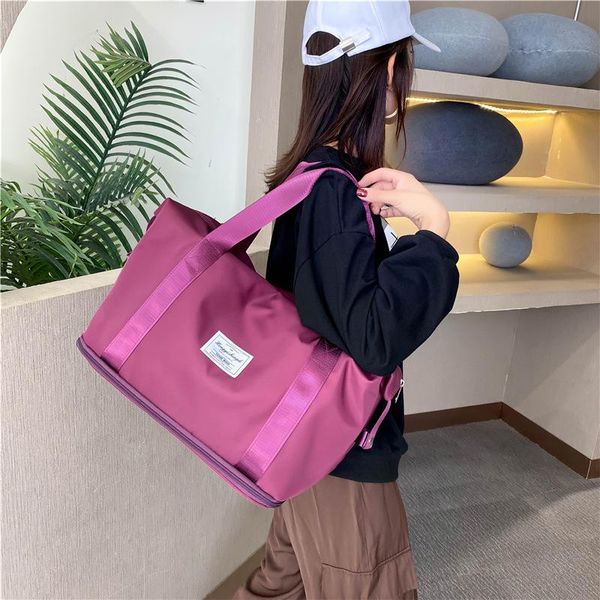 women's portable travel bag large capacity dry wet separation fitness sports yoga bottom can be expanded duffel bags
women's portable travel bag large capacity dry wet separation fitness sports yoga bottom can be expanded duffel bags