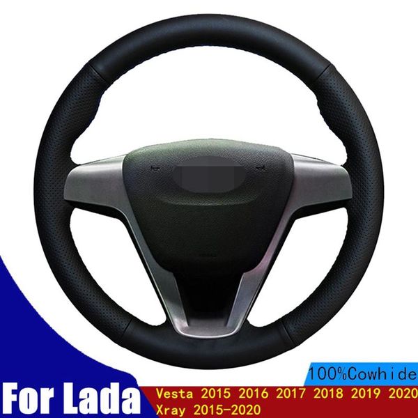 steering wheel covers diy car cover soft black genuine leather for lada vesta 2021 xray 2021-2021
steering wheel covers diy car cover soft black genuine leather for lada vesta 2021 xray 2021-2021