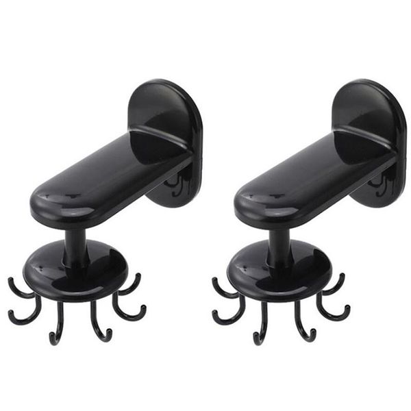 hooks & rails 2pcs punch-kitchen and toilet rotating hook eight-bit spatula spoon storage rack multi-function
hooks & rails 2pcs punch-kitchen and toilet rotating hook eight-bit spatula spoon storage rack multi-function