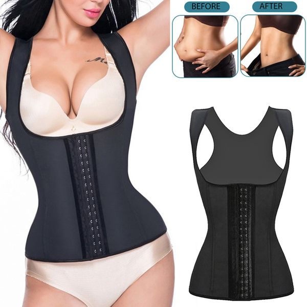 womens latex underbust waist trainer shapewear cincher corset body shaper steel bone corset slimming vest plus size girdle belt
womens latex underbust waist trainer shapewear cincher corset body shaper steel bone corset slimming vest plus size girdle belt
