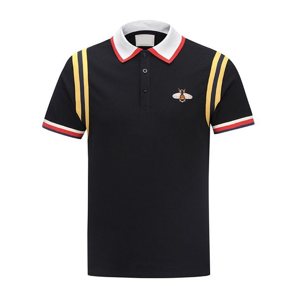 italy brand designer polos shirt luxury t shirts snake bee floral embroidery mens polo-s high street fashion stripe ff print polo t-shirt, White;black
italy brand designer polos shirt luxury t shirts snake bee floral embroidery mens polo-s high street fashion stripe ff print polo t-shirt, White;black