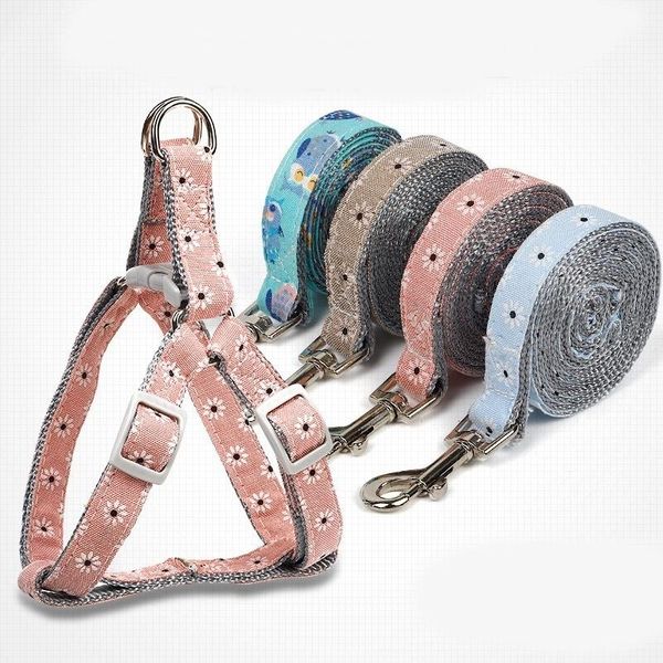 1/1.5cm pet traction rope dog daisy printing belt nylon adjustable cat walking products collars & leashes
1/1.5cm pet traction rope dog daisy printing belt nylon adjustable cat walking products collars & leashes