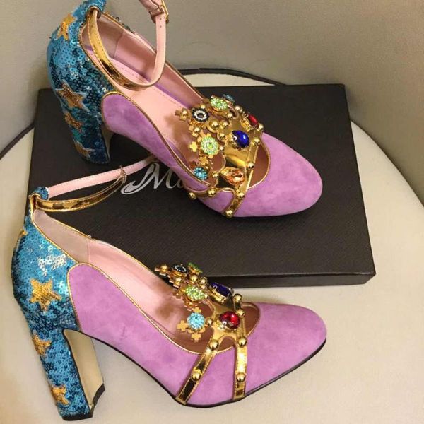 pink wine red kidsuede women pumps rivets rhinestone crown decor high heels mary janes flower crystal wedding shoes for ladies dress, Black
pink wine red kidsuede women pumps rivets rhinestone crown decor high heels mary janes flower crystal wedding shoes for ladies dress, Black