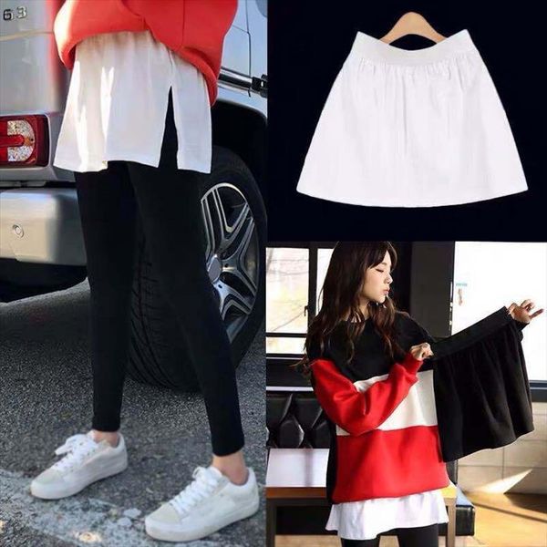 elastic waist half length fake womens skirts hem white fashion stacked bottoming fashionadjustable layered commuter skirt, Black
elastic waist half length fake womens skirts hem white fashion stacked bottoming fashionadjustable layered commuter skirt, Black