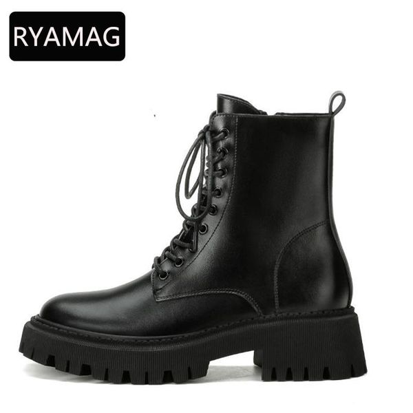 boots ryamag women's classic retro martn winter plus velvet short british style 2021 wild single shoes, Black
boots ryamag women's classic retro martn winter plus velvet short british style 2021 wild single shoes, Black