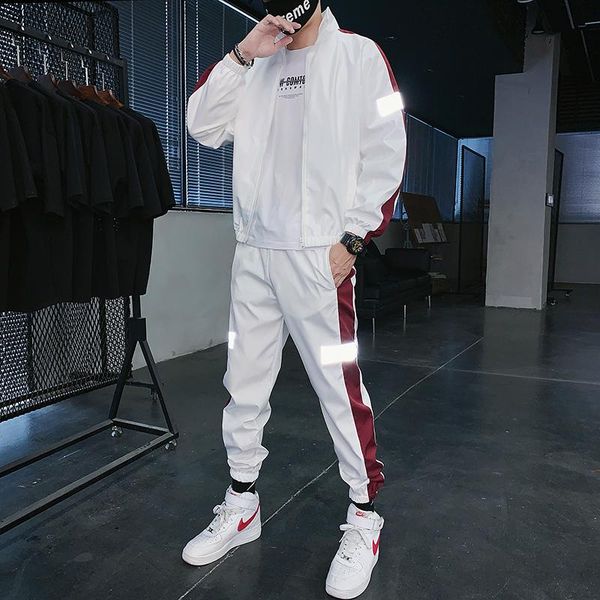 men's tracksuits men sweatshirt sporting 2021 gyms spring jacket + pants casual track suit sportswear fitness hiphop streetwear, Gray
men's tracksuits men sweatshirt sporting 2021 gyms spring jacket + pants casual track suit sportswear fitness hiphop streetwear, Gray