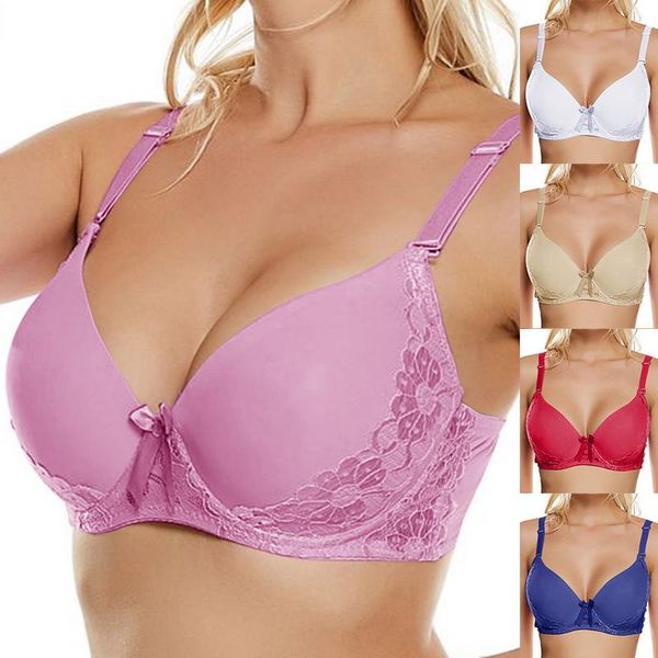 gym clothing loozykit push up lace bra women large size underwear breathable gathered bras adjustable bralette breast cover for female, White;black
gym clothing loozykit push up lace bra women large size underwear breathable gathered bras adjustable bralette breast cover for female, White;black