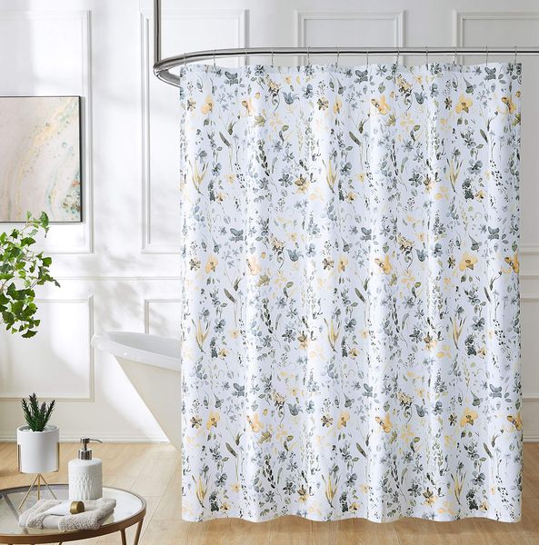 yellow and grey flower shower curtain for bathroom floral botanical watercolor print soft microfiber fabric,70" w x 72" l swag
yellow and grey flower shower curtain for bathroom floral botanical watercolor print soft microfiber fabric,70" w x 72" l swag