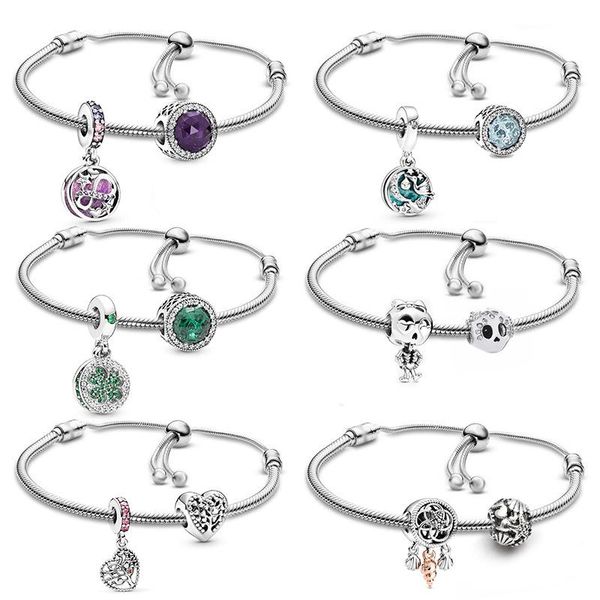 charm bracelets adjusted bracelet fashion jewelry with clover & cat's eye crystal charms diy bead bangle for women halloween christmas, Golden;silver
charm bracelets adjusted bracelet fashion jewelry with clover & cat's eye crystal charms diy bead bangle for women halloween christmas, Golden;silver