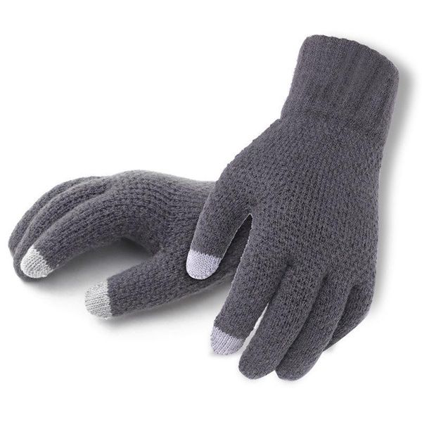 five fingers gloves men knitted black thick warm wool cashmere mitten business autumn winter driving gym, Blue;gray
five fingers gloves men knitted black thick warm wool cashmere mitten business autumn winter driving gym, Blue;gray