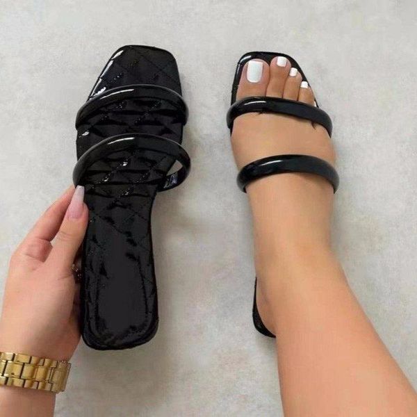 slippers summer fashion women pu leather ring home flat casual outdoor beach sandals female platform zapatos mujer, Black
slippers summer fashion women pu leather ring home flat casual outdoor beach sandals female platform zapatos mujer, Black