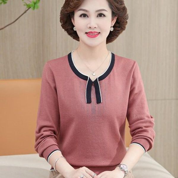 women's sweaters diamond long-sleeved cotton pure color middle-aged mothers knitted oversize autumn winter vintage 2021 pullover xf543, White;black
women's sweaters diamond long-sleeved cotton pure color middle-aged mothers knitted oversize autumn winter vintage 2021 pullover xf543, White;black