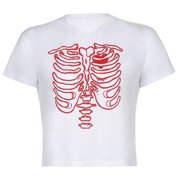 women's t-shirt 066f womens summer short sleeve round neck casual loose pullover harajuku multicolor breastbone print streetwear, White
women's t-shirt 066f womens summer short sleeve round neck casual loose pullover harajuku multicolor breastbone print streetwear, White