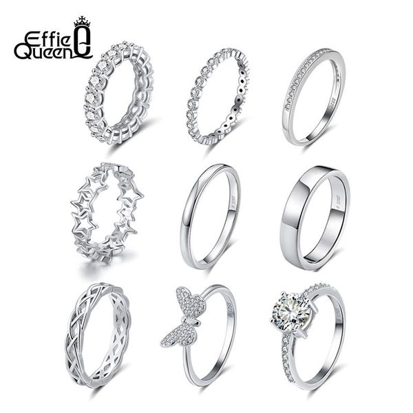 effie queen luxury woman wedding rings 925 sterling silver ring female with zircon engagement party jewelry gift er62 cluster, Golden;silver
effie queen luxury woman wedding rings 925 sterling silver ring female with zircon engagement party jewelry gift er62 cluster, Golden;silver