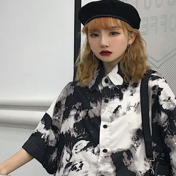 plus size women shirts tie dye graffiti print loose blouse man summer short sleeve casual shirt harajuku streetwear punk, White
plus size women shirts tie dye graffiti print loose blouse man summer short sleeve casual shirt harajuku streetwear punk, White