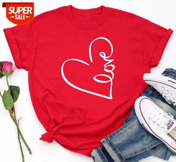 love heart pattern valentine's day t-shirt couple plus size short sleeve #rc61, White
love heart pattern valentine's day t-shirt couple plus size short sleeve #rc61, White