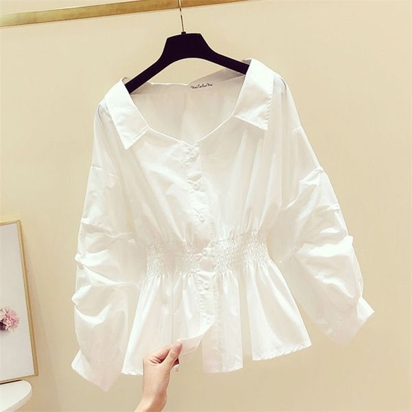 arrival spring autumn korea fashion women long sleeve white v-neck shirt all-matched casual slim blouse female s330 210512
arrival spring autumn korea fashion women long sleeve white v-neck shirt all-matched casual slim blouse female s330 210512
