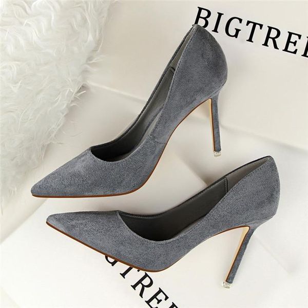 dress shoes solid flock shallow high heels woman pointed toe office work for women 9 colors ladies concise pumps, Black
dress shoes solid flock shallow high heels woman pointed toe office work for women 9 colors ladies concise pumps, Black