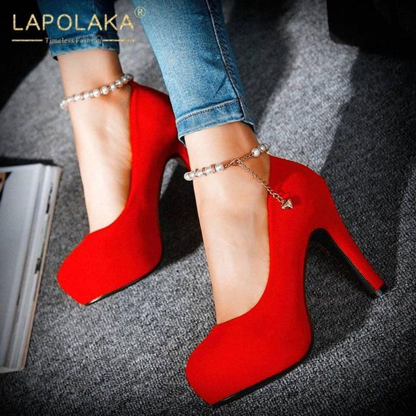 dress shoes lapolaka big size 43 flock dropship pump woman spike high heels platform string baed spring/autumn office ladies pumps, Black
dress shoes lapolaka big size 43 flock dropship pump woman spike high heels platform string baed spring/autumn office ladies pumps, Black