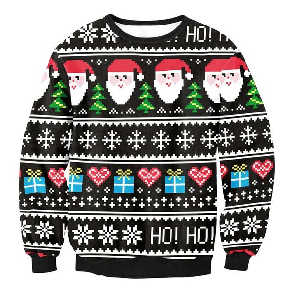 men's sweaters christmas pullovers women men 3d print ugly jumper oversized sweatshirts holiday xmas gifts couples clothes coat, White;black
men's sweaters christmas pullovers women men 3d print ugly jumper oversized sweatshirts holiday xmas gifts couples clothes coat, White;black