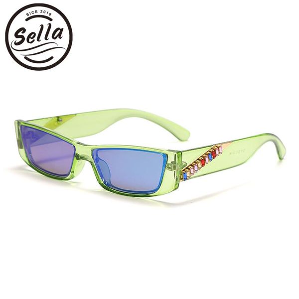 sunglasses sella 2021 retro fashion men women candy color crystal decoration tint lens rectangle summer glasses street style, White;black
sunglasses sella 2021 retro fashion men women candy color crystal decoration tint lens rectangle summer glasses street style, White;black