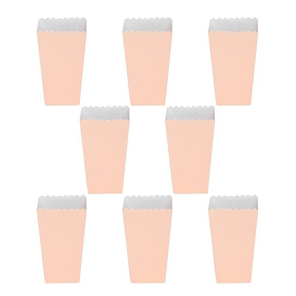 8pcs disposable paper popcorn boxes folding snack container exterior in for birthday party gift wrap
8pcs disposable paper popcorn boxes folding snack container exterior in for birthday party gift wrap