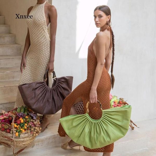 hollow knitting sleeveless halter dress backless women slit mid-calf clothes slim elegant bandage vestidos party dresses casual, Black;gray
hollow knitting sleeveless halter dress backless women slit mid-calf clothes slim elegant bandage vestidos party dresses casual, Black;gray