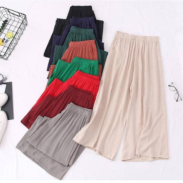 women's pants & capris fashion wide leg for wome high waist cotton linen palazzo casual loose trousers vintage pantalon femme, Black;white
women's pants & capris fashion wide leg for wome high waist cotton linen palazzo casual loose trousers vintage pantalon femme, Black;white