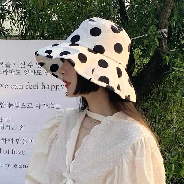 wide brim hats sun protection big eaves fisherman hat female summer japanese fashion wild polka dot designer sunshade, Blue;gray
wide brim hats sun protection big eaves fisherman hat female summer japanese fashion wild polka dot designer sunshade, Blue;gray