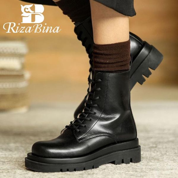 boots rizabina women short thick bottom real leather zipper woman ankle fashion winter shoes size 35-39, Black
boots rizabina women short thick bottom real leather zipper woman ankle fashion winter shoes size 35-39, Black