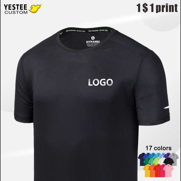 men's t-shirts sports t-shirt customized logo quick-drying fitness breathable running embroidered printed shirts, White;black
men's t-shirts sports t-shirt customized logo quick-drying fitness breathable running embroidered printed shirts, White;black